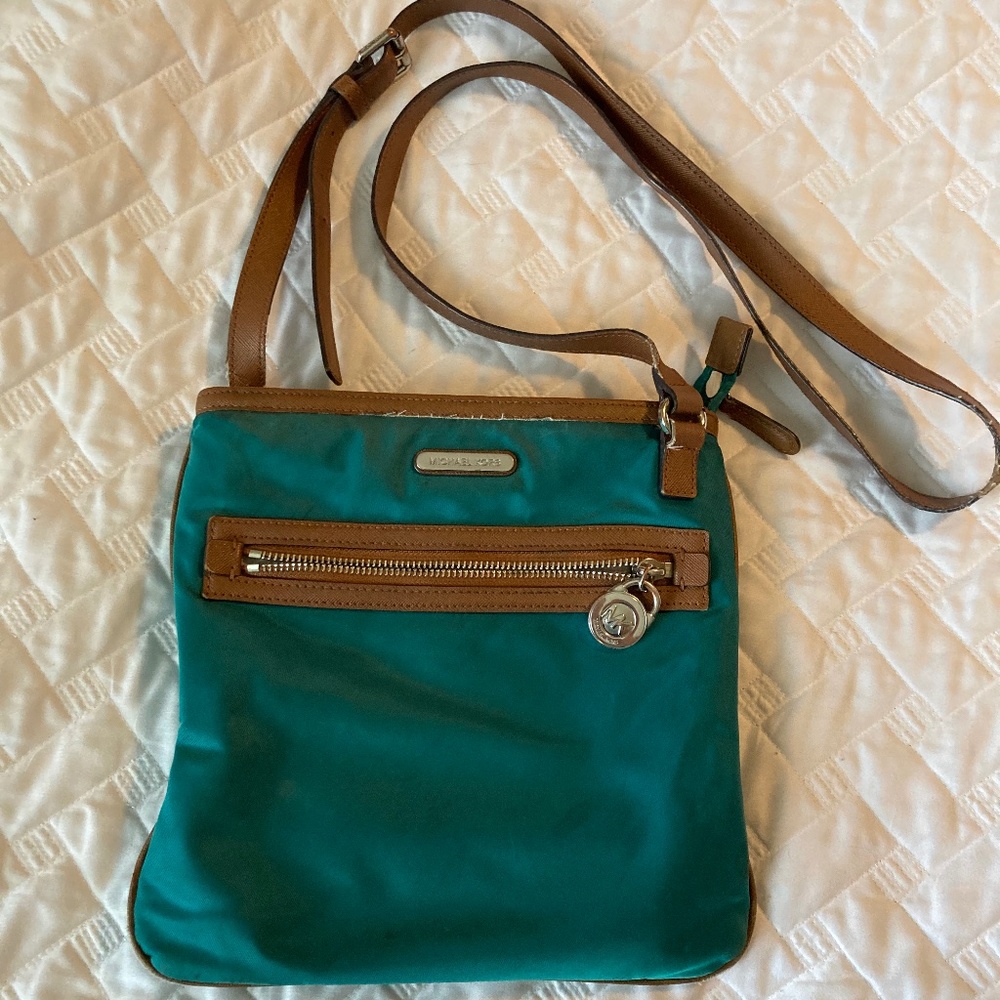 Teal Michael Kors Crossbody bag